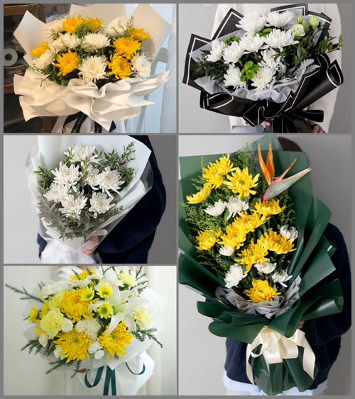广东清远市清城区源潭镇黄茅村白事花束代送